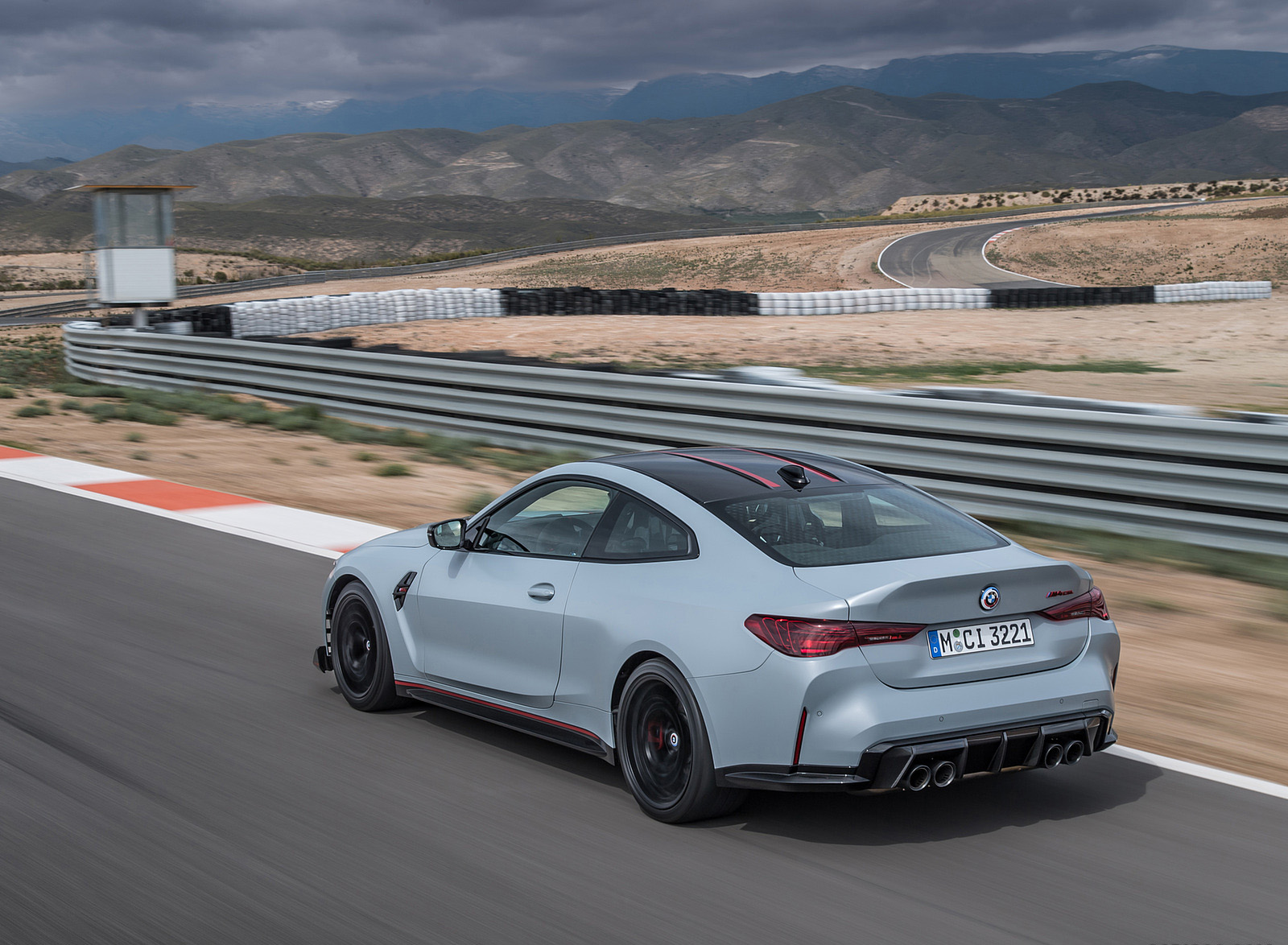 2023 BMW M4 CSL Rear Three-Quarter Wallpapers (3)