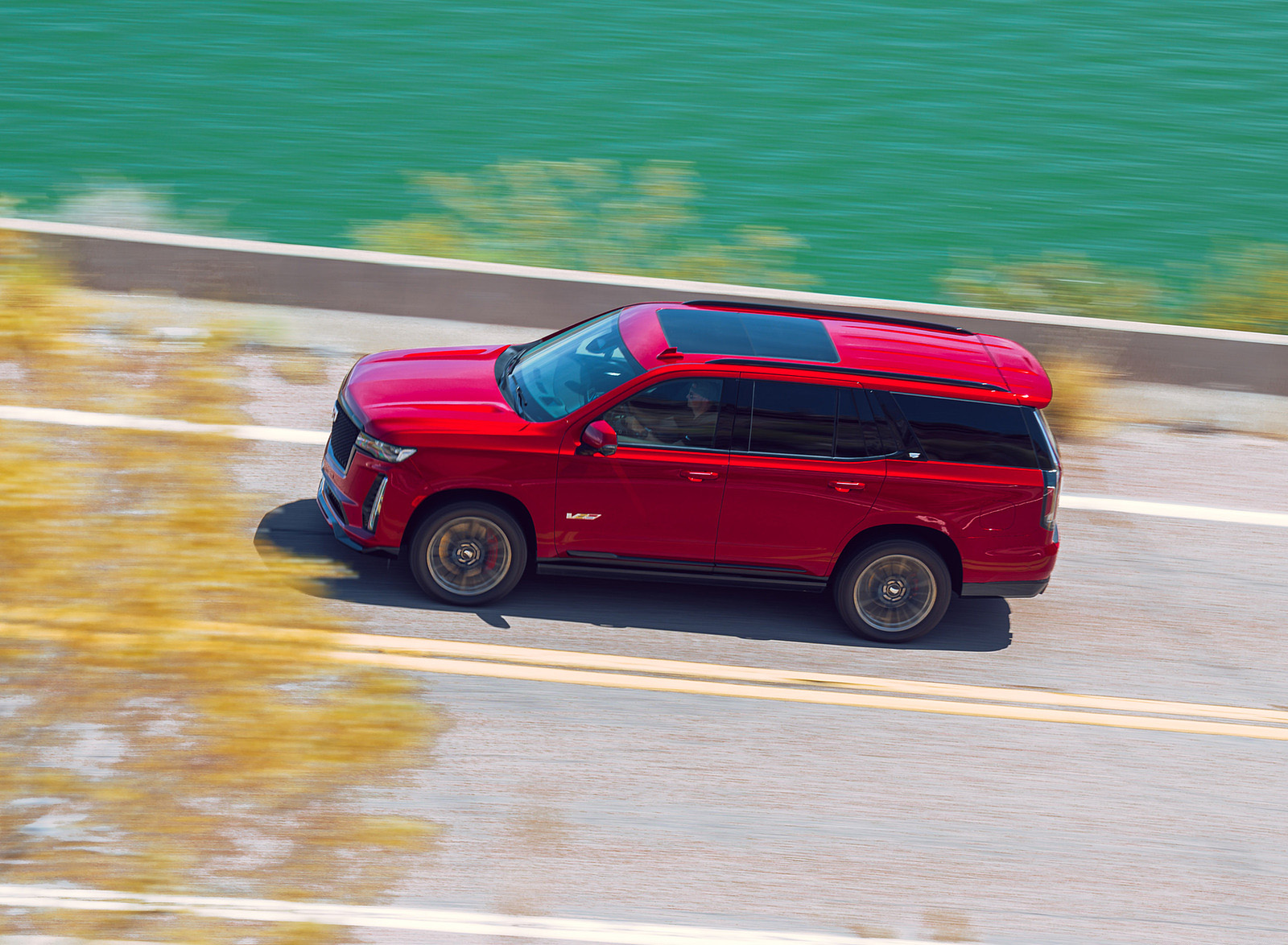 2023 Cadillac Escalade-V Side Wallpapers (2)