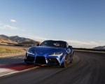 2023 Toyota GR Supra 3.0 Premium MT (Color: Stratosphere Blue) Front Three-Quarter Wallpapers 150x120
