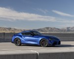 2023 Toyota GR Supra 3.0 Premium MT (Color: Stratosphere Blue) Front Three-Quarter Wallpapers 150x120