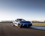2023 Toyota GR Supra 3.0 Premium MT (Color: Stratosphere Blue) Front Three-Quarter Wallpapers 150x120