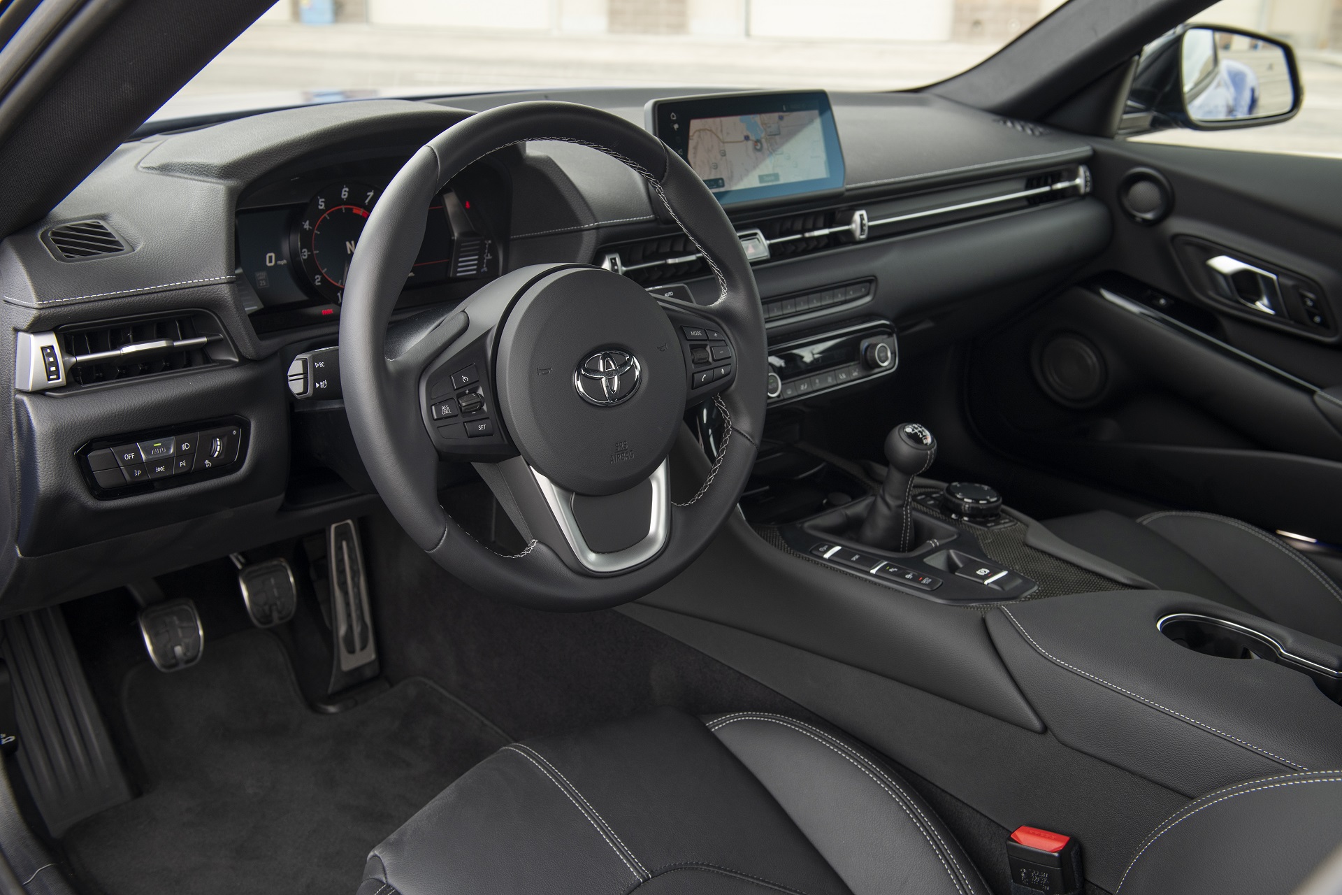 2023 Toyota GR Supra 3.0 Premium MT (Color: Stratosphere Blue) Interior Wallpapers #47 of 76