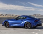 2023 Toyota GR Supra 3.0 Premium MT (Color: Stratosphere Blue) Rear Three-Quarter Wallpapers 150x120