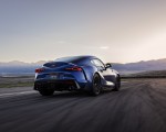 2023 Toyota GR Supra 3.0 Premium MT (Color: Stratosphere Blue) Rear Three-Quarter Wallpapers 150x120
