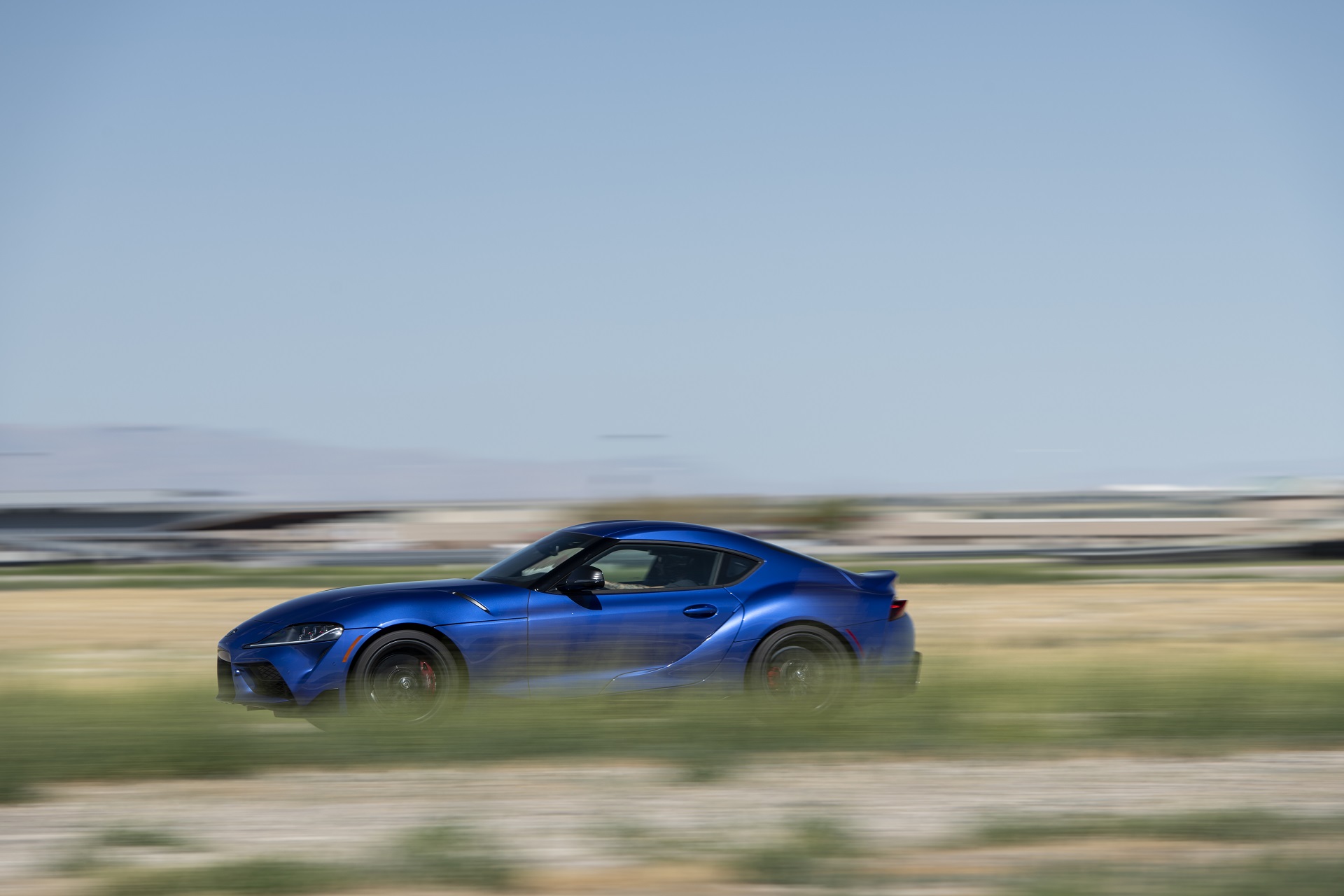 2023 Toyota GR Supra 3.0 Premium MT (Color: Stratosphere Blue) Side Wallpapers #24 of 76