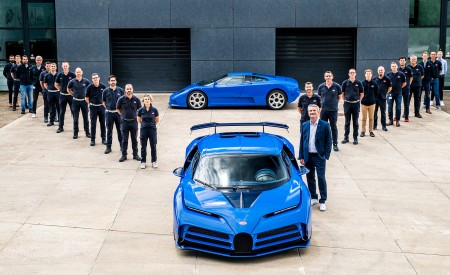 2022 Bugatti Centodieci First of Ten (Color: EB110 Blue) Front Wallpapers 450x275 (6)