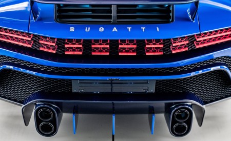 2022 Bugatti Centodieci First of Ten (Color: EB110 Blue) Rear Wallpapers 450x275 (11)