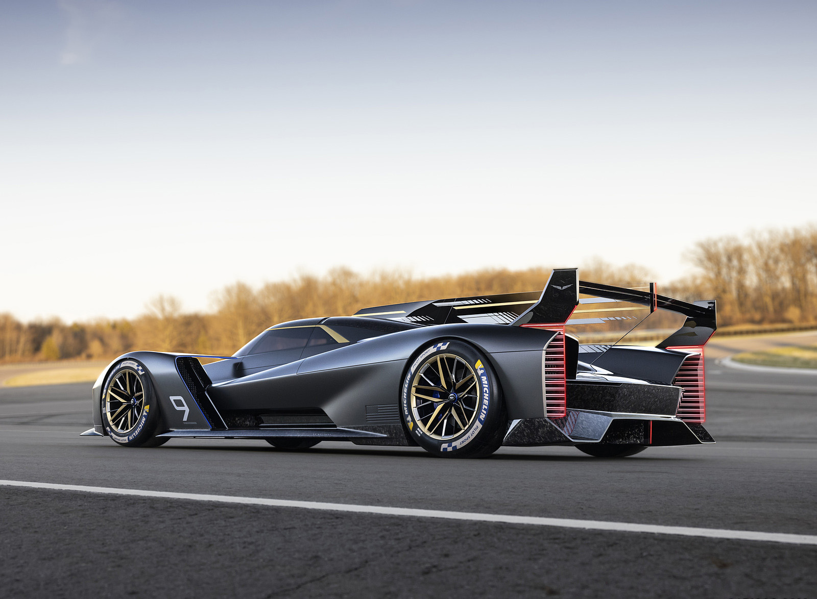 2022 Cadillac Project GTP Hypercar Rear Three-Quarter Wallpapers (2)