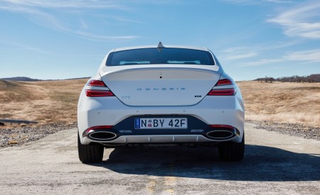2022 Genesis G70 Sport with Luxury Pack Rear Wallpapers 450x275 (8)