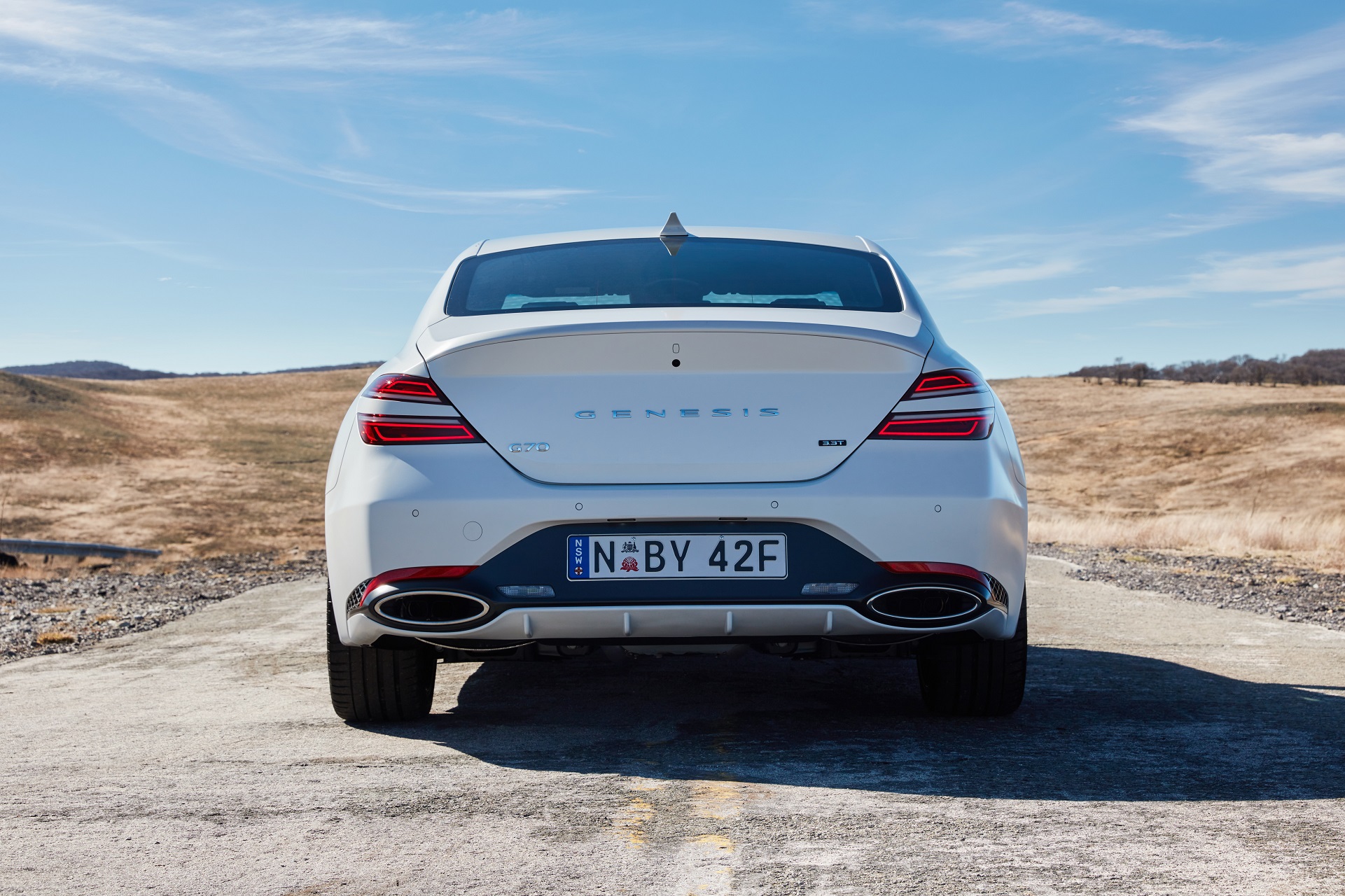 2022 Genesis G70 Sport with Luxury Pack Rear Wallpapers (8)