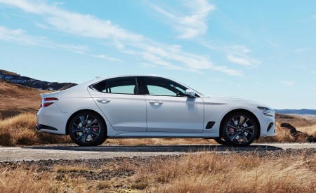 2022 Genesis G70 Sport with Luxury Pack Side Wallpapers 450x275 (5)