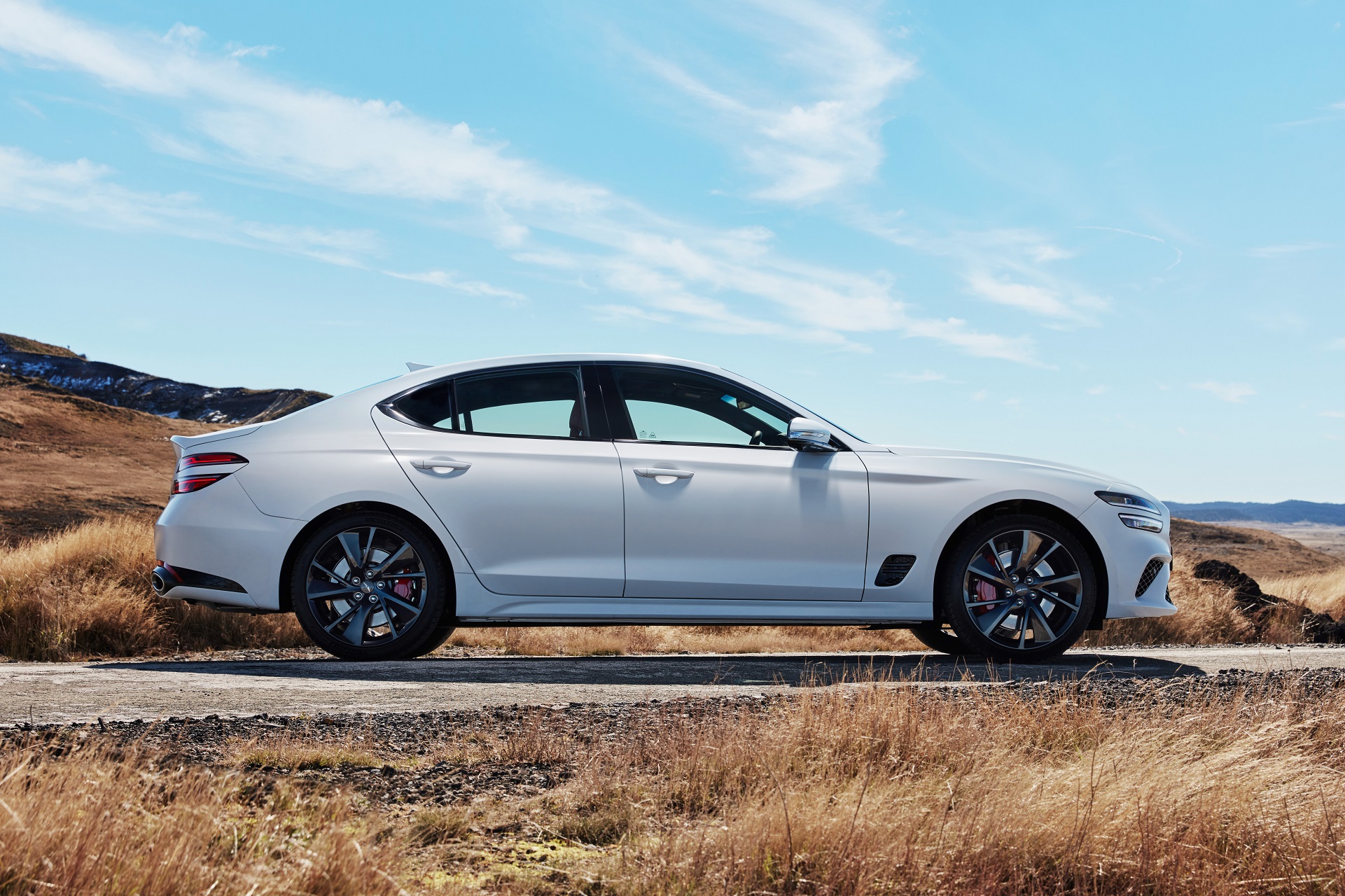 2022 Genesis G70 Sport with Luxury Pack Side Wallpapers (5)