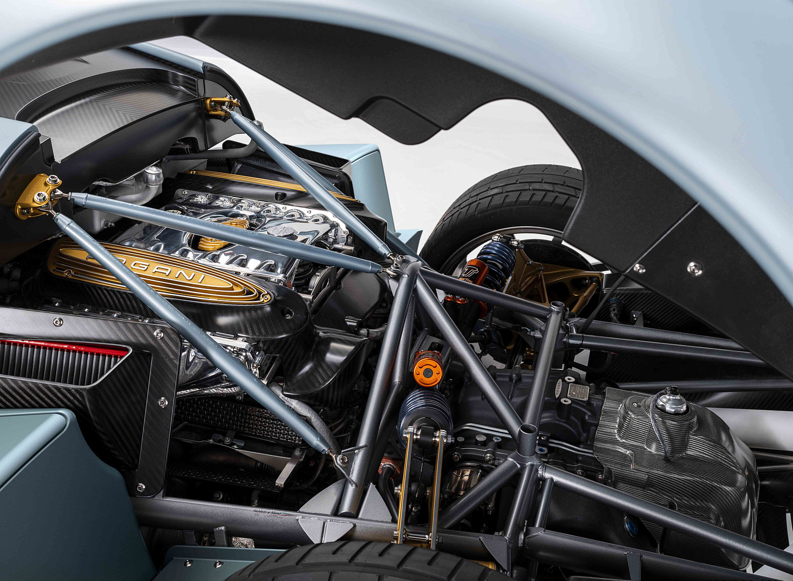 2022 Pagani Huayra Codalunga Engine Wallpapers (11)