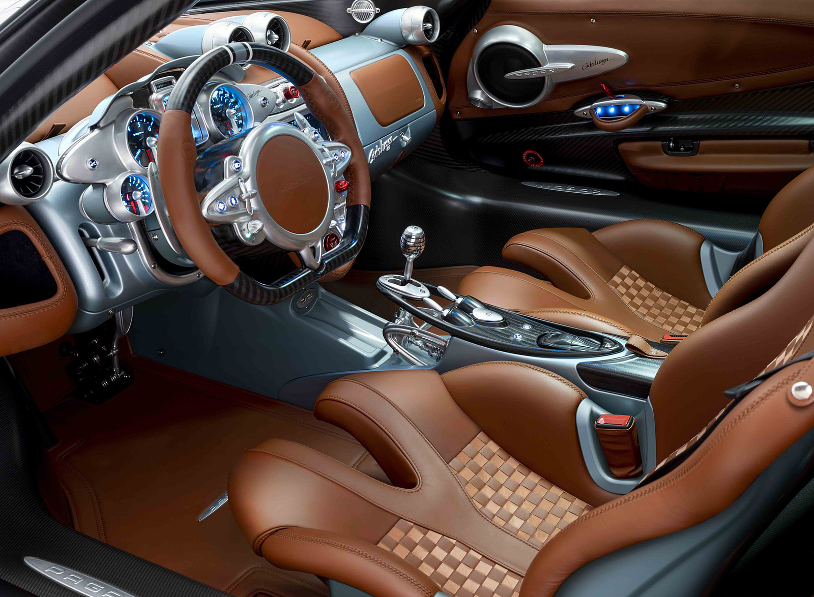2022 Pagani Huayra Codalunga Interior Wallpapers (13)