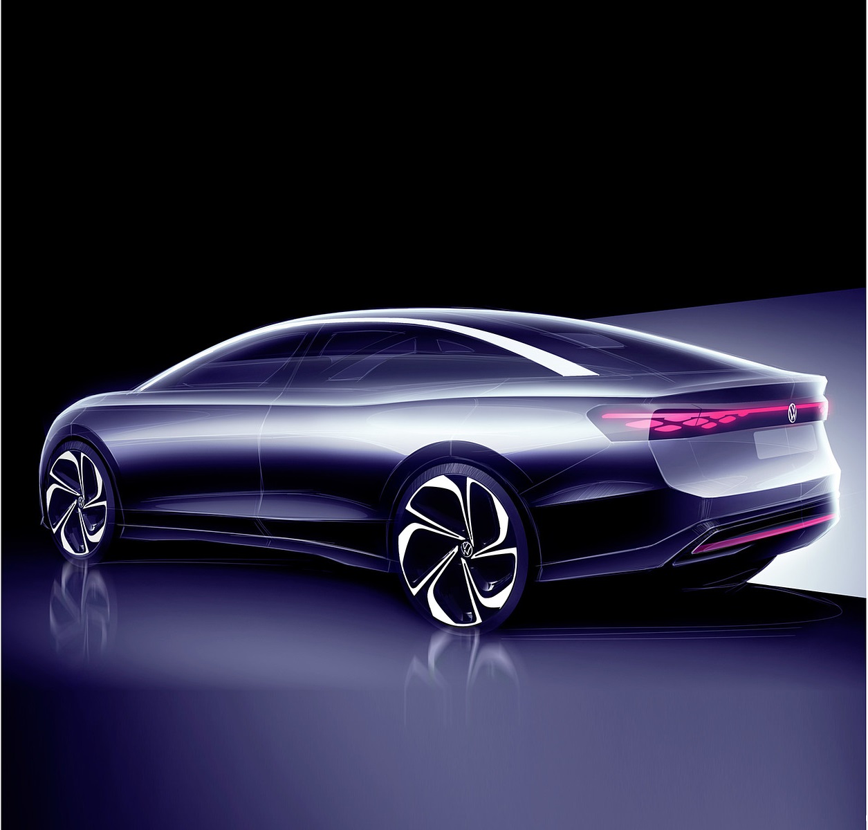 2022 Volkswagen ID. AERO Concept Design Sketch Wallpapers (9)