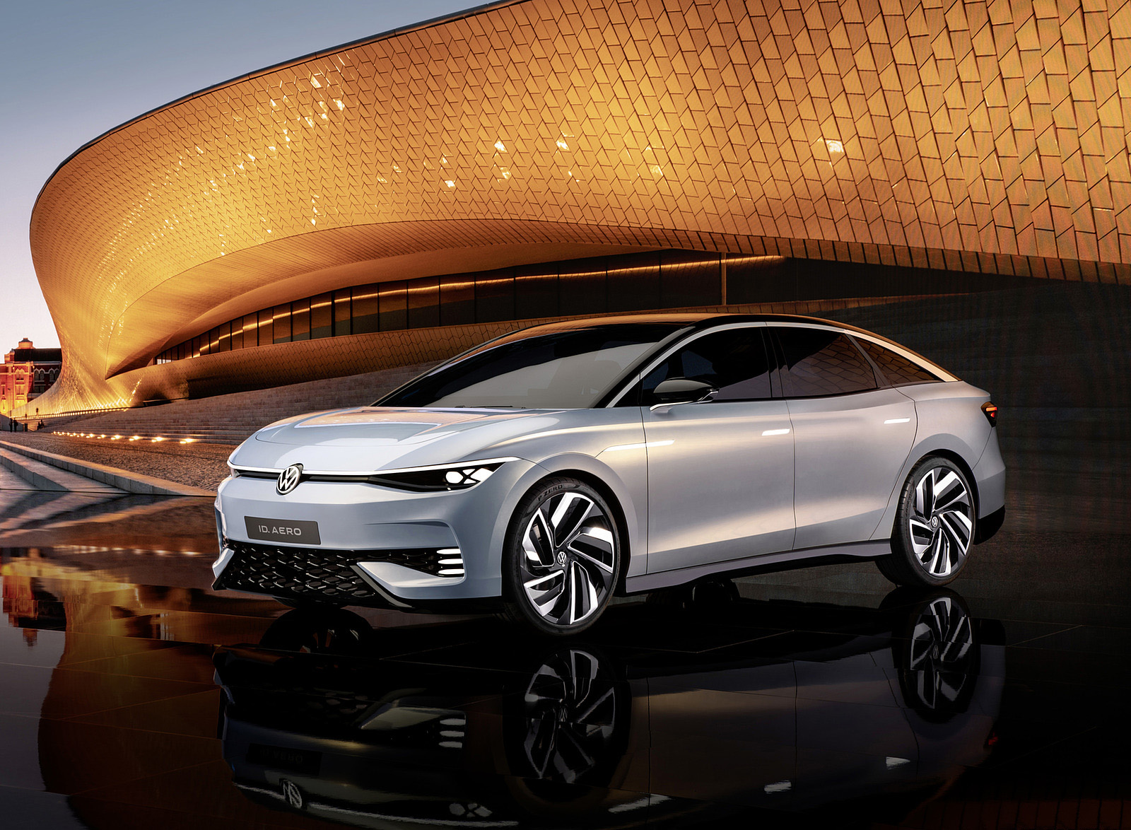 2022 Volkswagen ID. AERO Concept Front Three-Quarter Wallpapers (1)