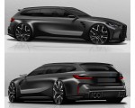 2023 BMW M3 Touring Design Sketch Wallpapers 150x120