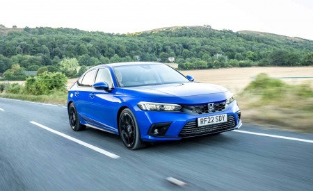 2023 Honda Civic e:HEV (UK-Spec) Front Three-Quarter Wallpapers 450x275 (4)