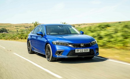 2023 Honda Civic e:HEV (UK-Spec) Front Wallpapers 450x275 (2)