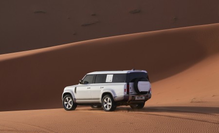 2023 Land Rover Defender 130 Rear Three-Quarter Wallpapers 450x275 (6)