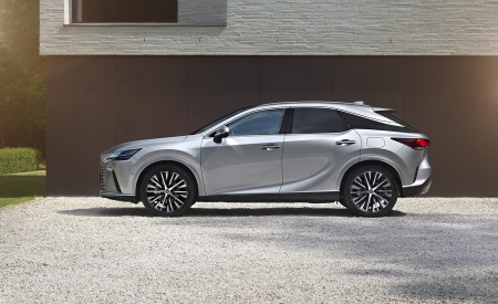 2023 Lexus RX 450h (Color: Sonic Silver) Side Wallpapers 450x275 (47)