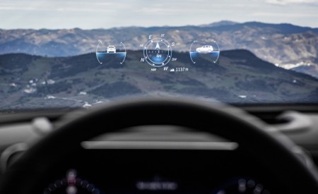 2023 Mercedes-Benz GLC Plug-in-Hybrid AMG Line MANUFAKTUR (Color: Diamond White Bright) Head-Up Display Wallpapers 450x275 (56)
