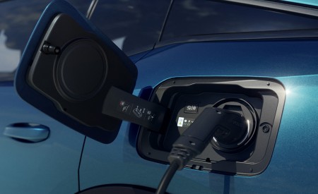 2023 Peugeot 408 PHEV (Color: Obsession Blue) Charging Connector Wallpapers 450x275 (41)