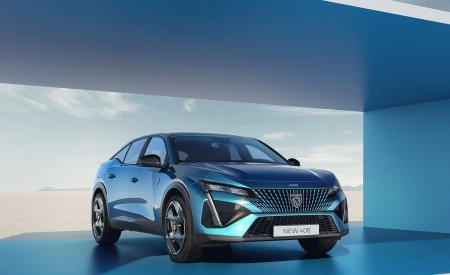2023 Peugeot 408 PHEV (Color: Obsession Blue) Front Wallpapers 450x275 (10)