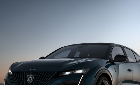 2023 Peugeot 408 PHEV (Color: Obsession Blue) Front Wallpapers 450x275 (30)