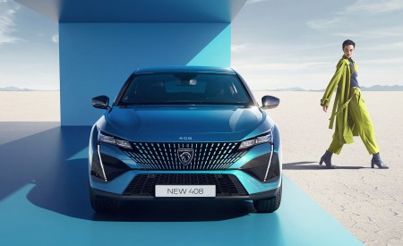 2023 Peugeot 408 PHEV (Color: Obsession Blue) Front Wallpapers 450x275 (23)