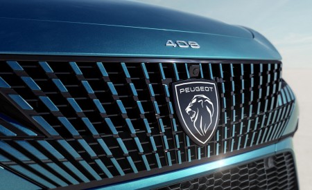 2023 Peugeot 408 PHEV (Color: Obsession Blue) Grille Wallpapers 450x275 (33)