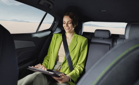 2023 Peugeot 408 PHEV (Color: Obsession Blue) Interior Rear Seats Wallpapers 450x275 (77)