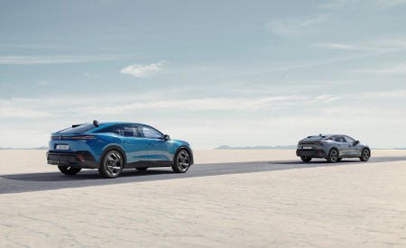 2023 Peugeot 408 PHEV (Color: Obsession Blue) Rear Three-Quarter Wallpapers 450x275 (9)