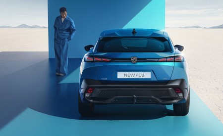 2023 Peugeot 408 PHEV (Color: Obsession Blue) Rear Wallpapers 450x275 (24)