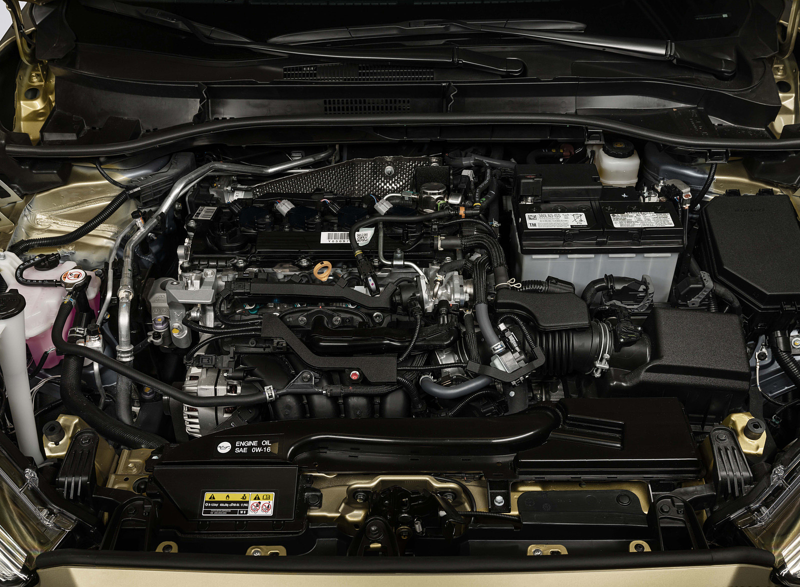 2023 Toyota Corolla Cross Hybrid XSE (Color: Acidic Blast) Engine Wallpapers (12)