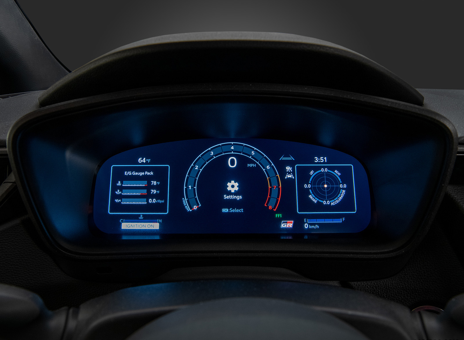 2023 Toyota GR Corolla MORIZO Edition Digital Instrument Cluster Wallpapers (14)
