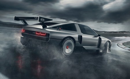 2022 Hyundai N Vision 74 Concept Rear Three-Quarter Wallpapers 450x275 (23)