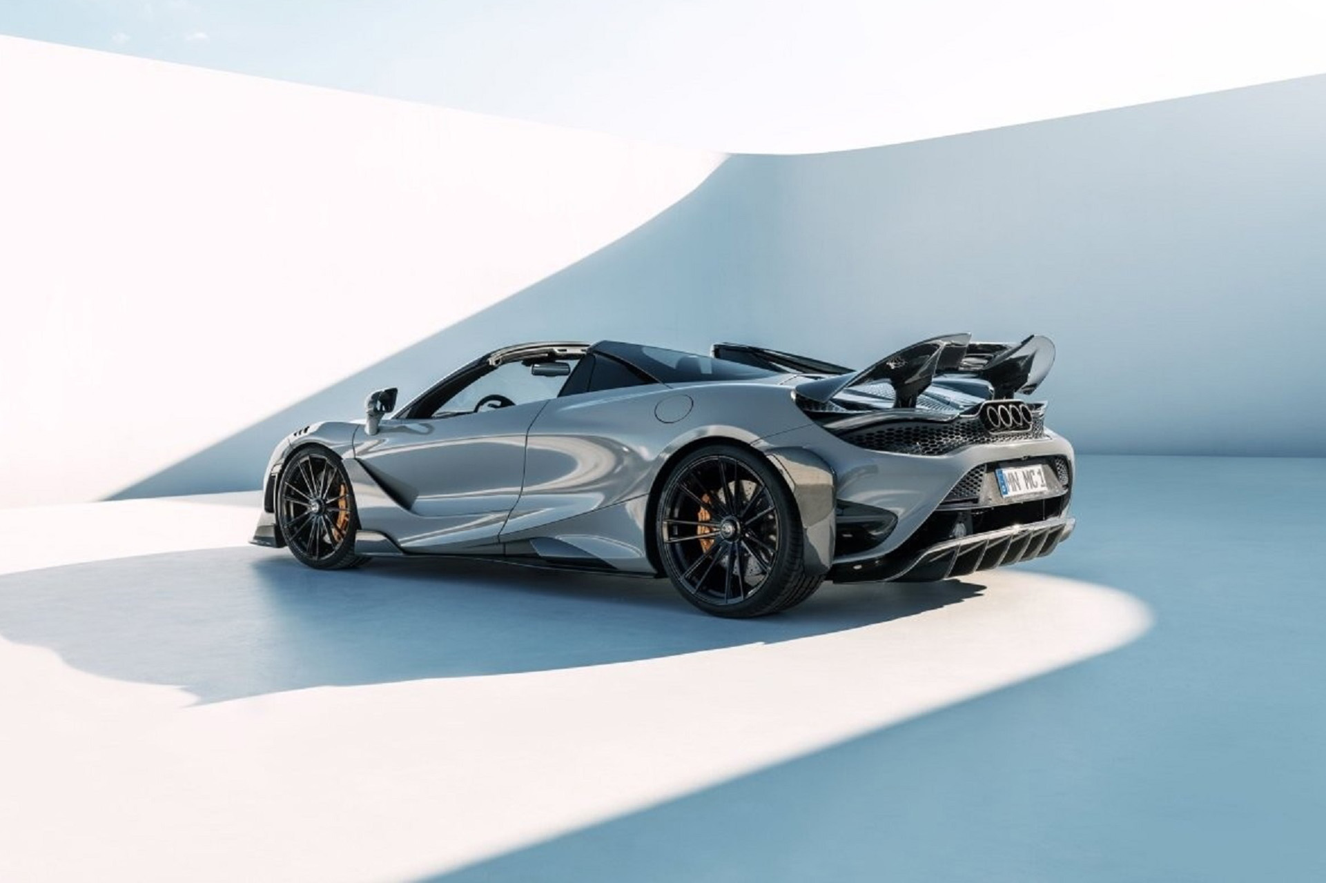 2022 McLaren 765LT Spider by Novitec Rear Three-Quarter Wallpapers (2)