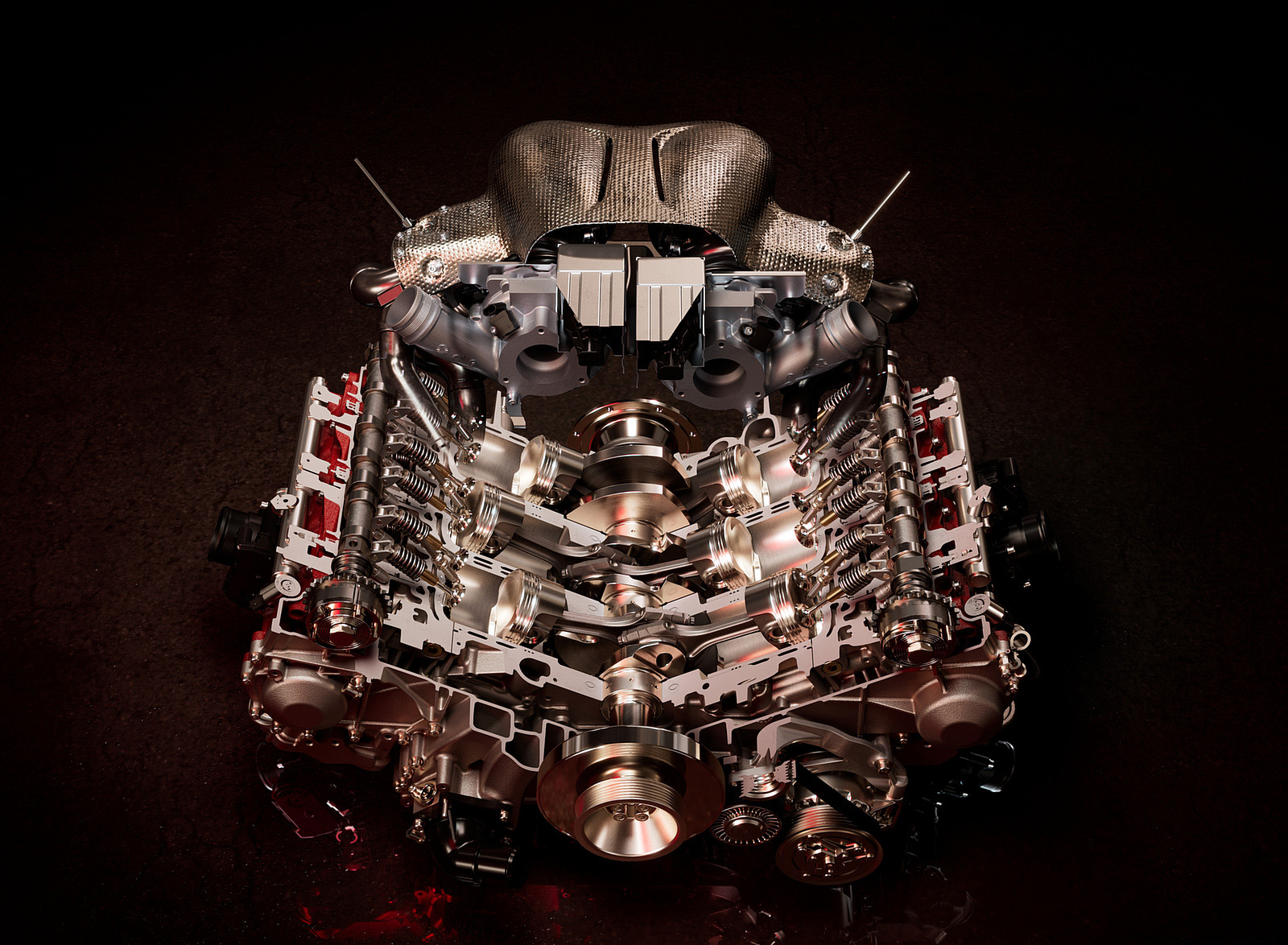 2023 Ferrari 296 GT3 Engine Wallpapers (11)