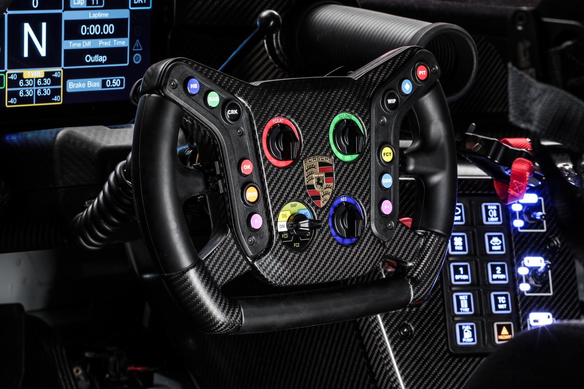 2023 Porsche 911 GT3 R Interior Steering Wheel Wallpapers (12)