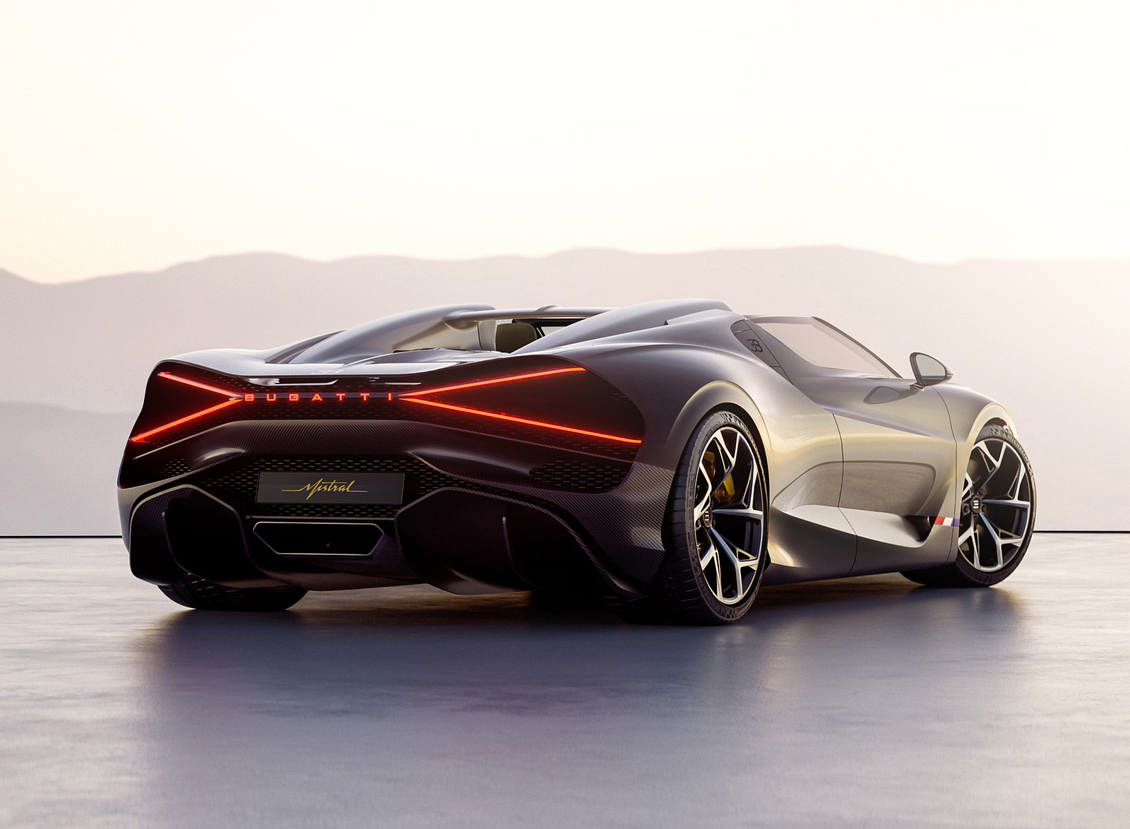 2023 Bugatti W16 Mistral Rear Three-Quarter Wallpapers (10)