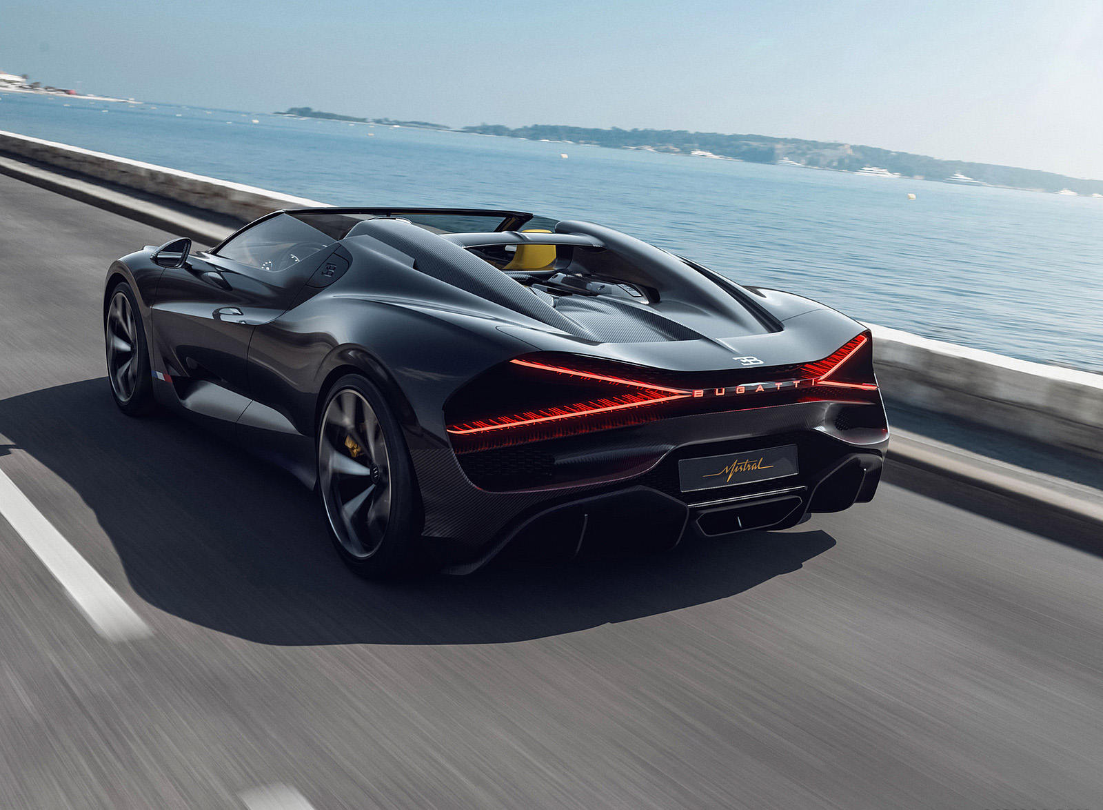 2023 Bugatti W16 Mistral Rear Three-Quarter Wallpapers (3)
