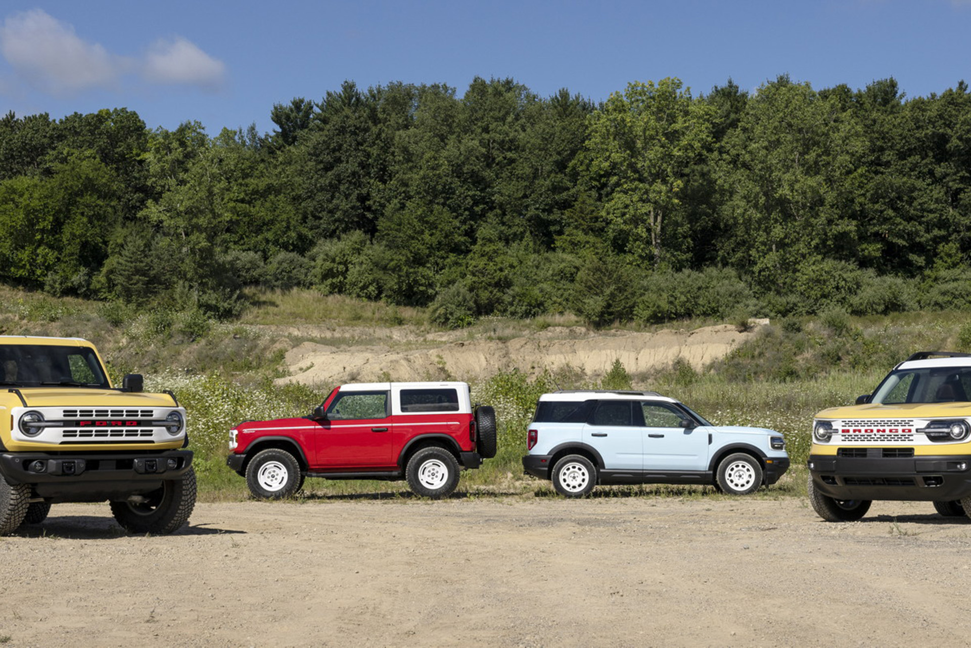 2023 Ford Bronco 2-door Heritage Edition Lineup Wallpapers  (9)