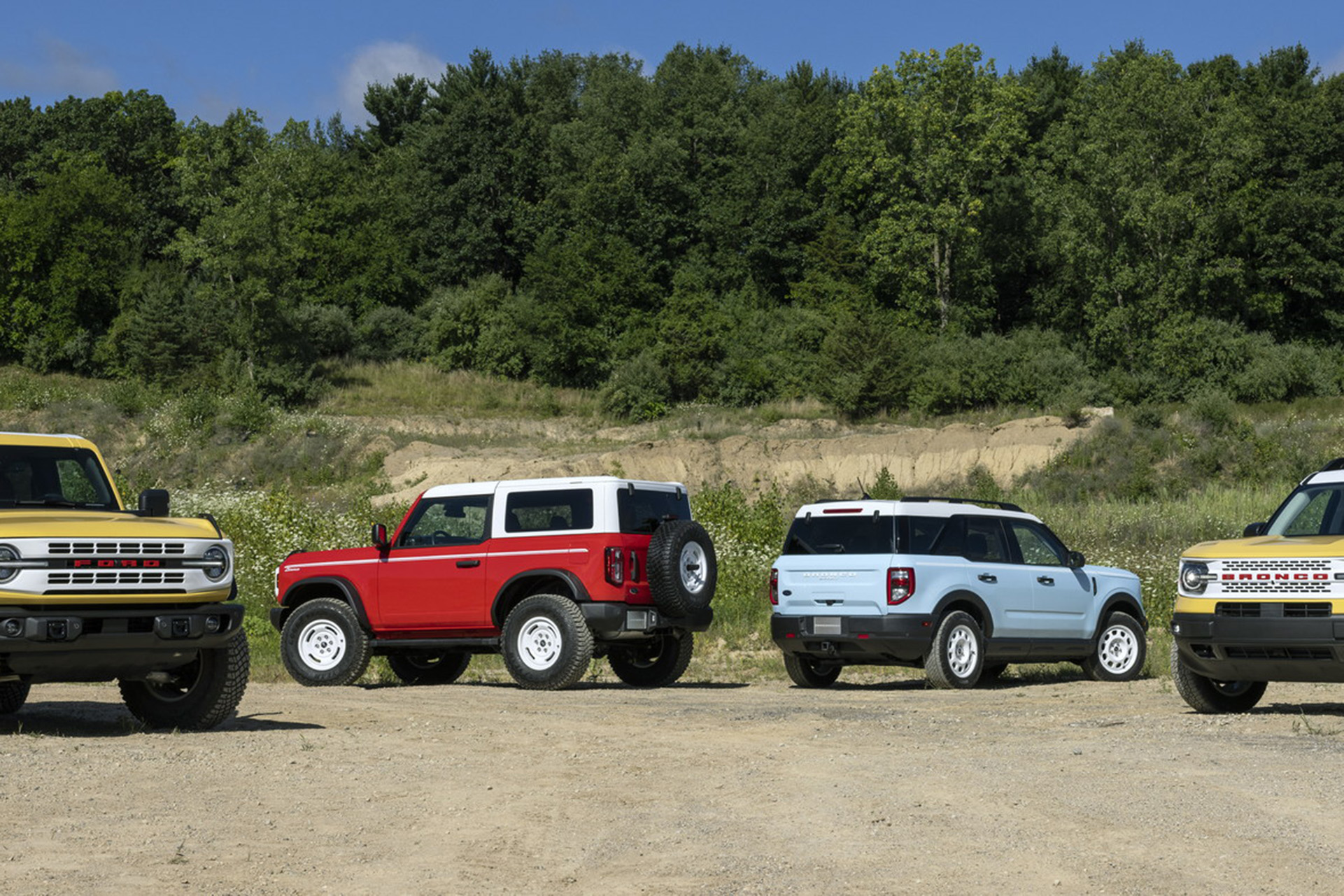 2023 Ford Bronco 2-door Heritage Edition Lineup Wallpapers (10)