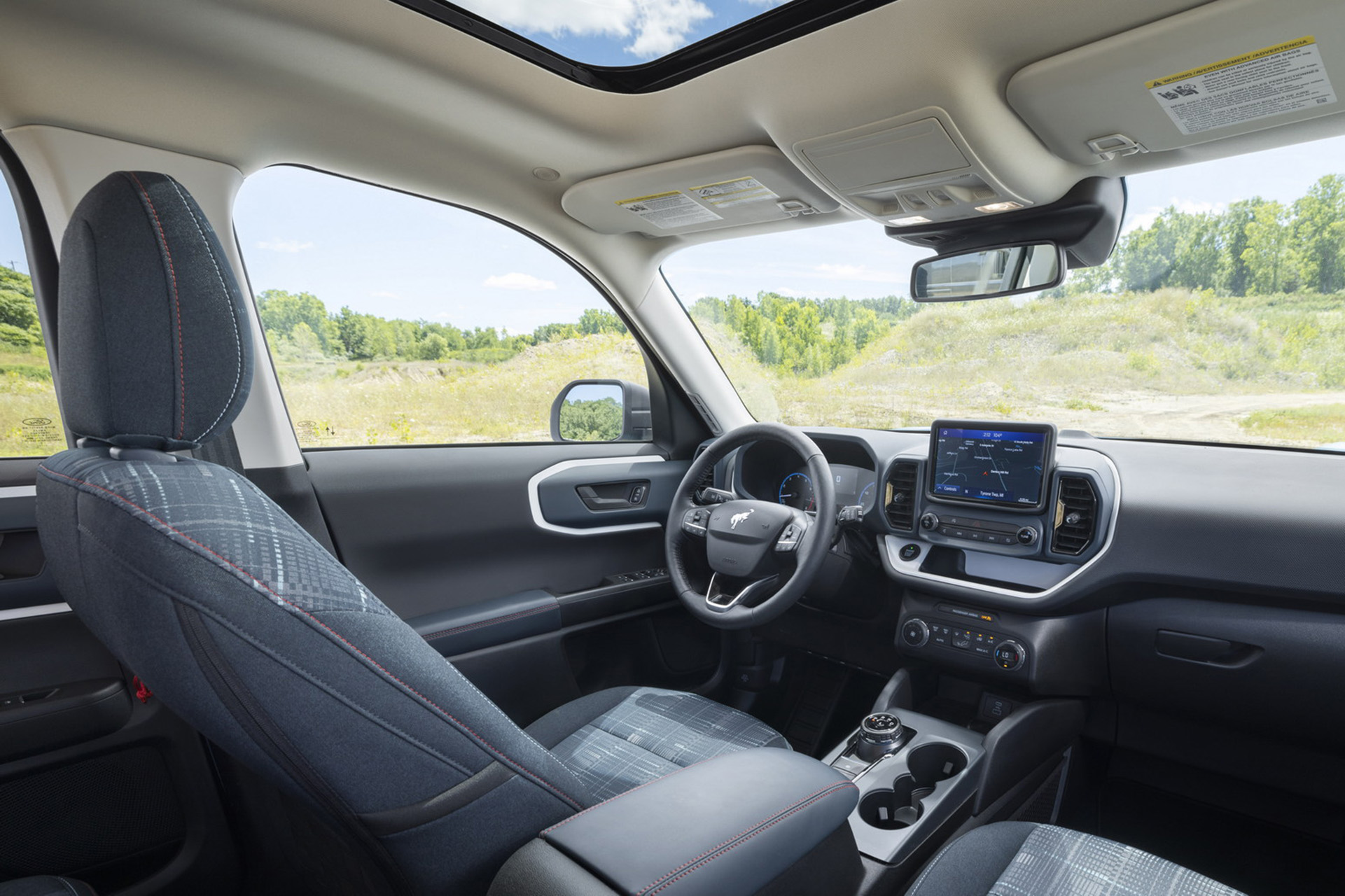 2023 Ford Bronco Sport Heritage Edition (Color: Robin's Egg Blue) Interior Wallpapers (7)