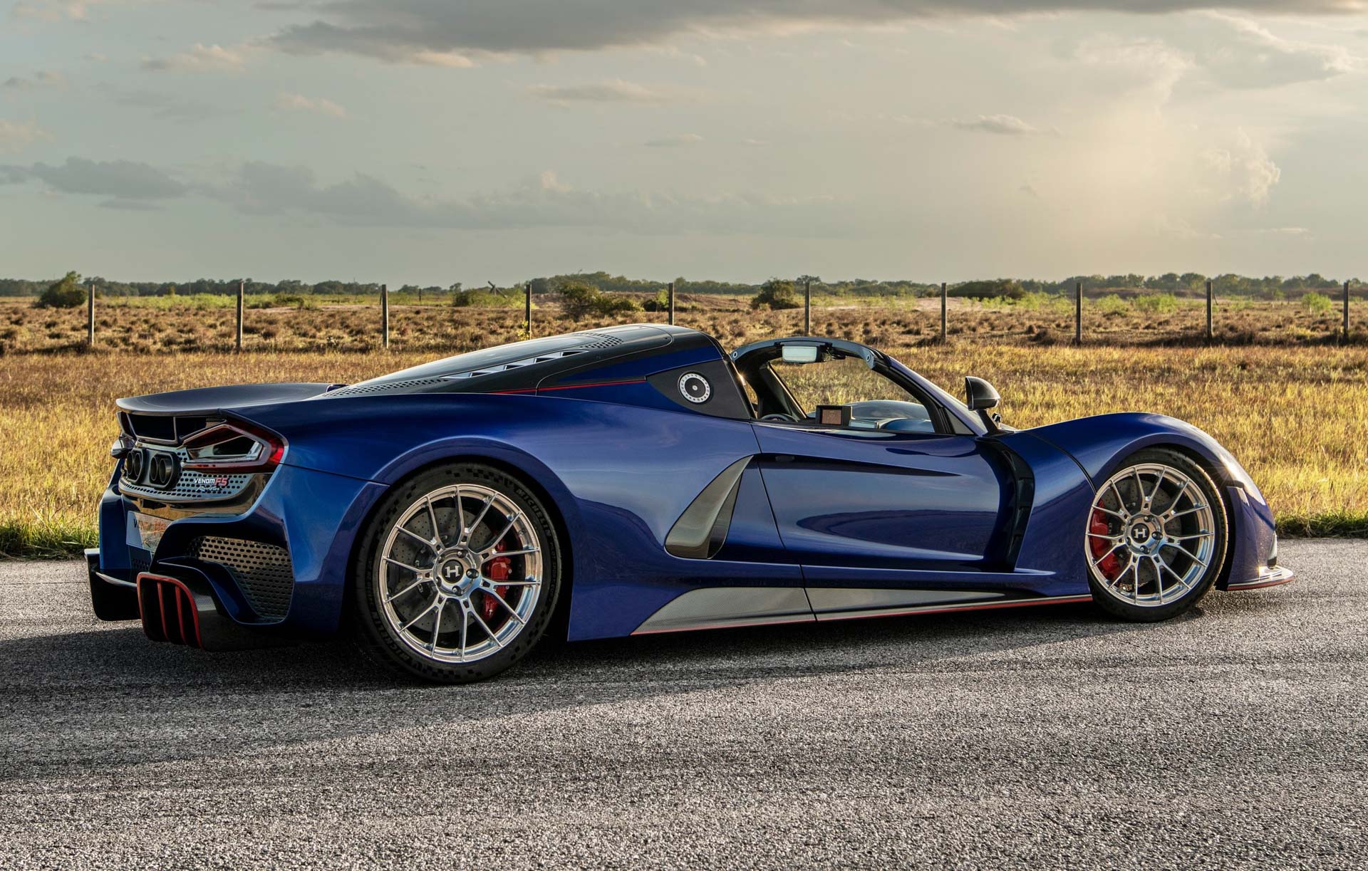 2023 Hennessey Venom F5 Roadster Rear Three-Quarter Wallpapers (9)