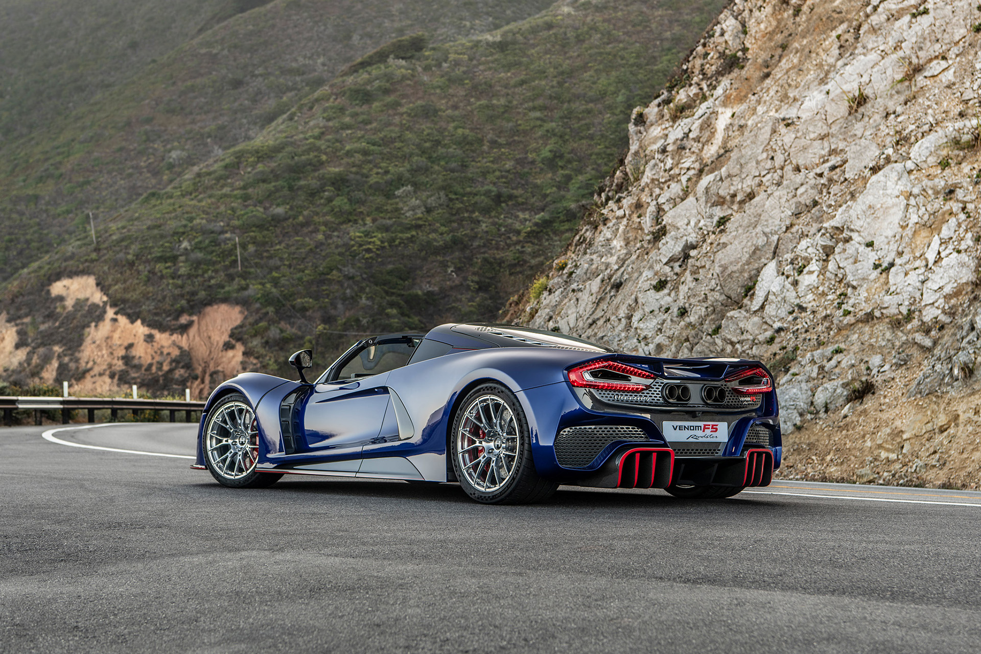2023 Hennessey Venom F5 Roadster Rear Three-Quarter Wallpapers (2)