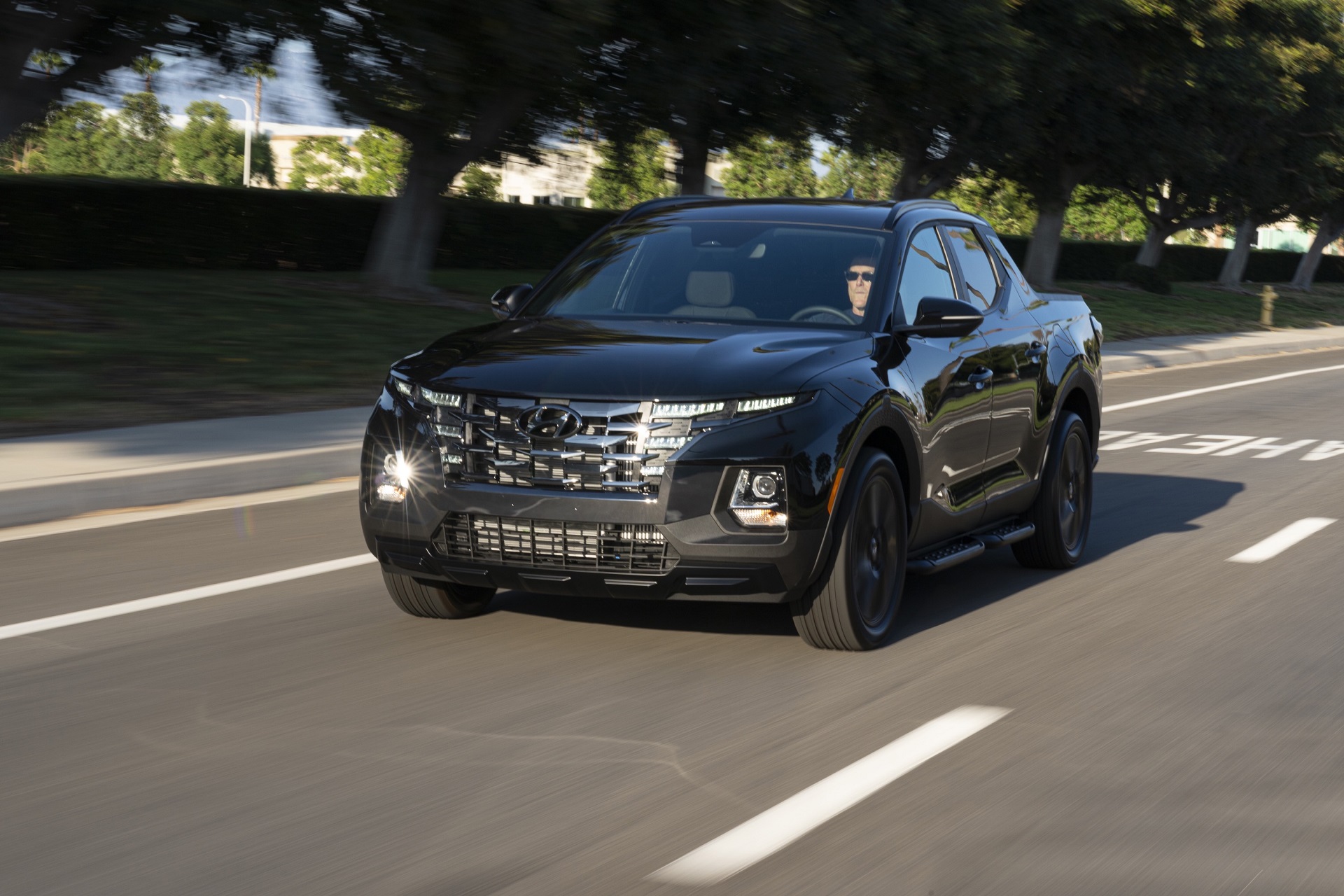2023 Hyundai Santa Cruz Night Front Three-Quarter Wallpapers (2)