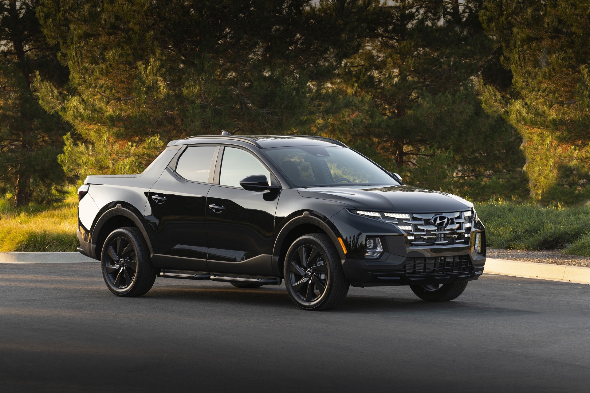 2023 Hyundai Santa Cruz Night Front Three-Quarter Wallpapers (7)