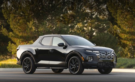 2023 Hyundai Santa Cruz Night Front Three-Quarter Wallpapers  450x275 (9)